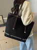 Bolsa de Lona Personalizada de Alta Gama 2025 Nuevo Serigrafía Transferencia Térmica Poliéster Grueso Bolsa de Compras Tote Bolso de Hombro
