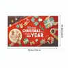 Serie de Telas de Fondo Navideñas Amazon Temu Impresión HD Papá Noel Reno Decoración Festiva Tela de Fondo
