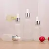 Atacado do Fabricante Frasco de Vidro Fosco 10ml para Óleo Essencial 5ml Conta-gotas com Ponta de Plástico Frasco Vazio Sub-frasco Cosmético Frasco de Loção