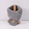 Cachecol Gorro Espesso Infantil para Meninos e Meninas, Tricotado para Outono e Inverno