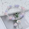 Pulseira Cristal Sereia Estilo Floresta Doce Nova Super Fada Feminina Design de Nicho Ins Versátil Estudante Melhor Amiga Pulseira DIY