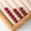 Arena Dorada Morada Perlas Sueltas Cinabrio Alto Contenido Perlas Redondas Accesorios Cuentas Hechas a Mano DIY Cuentas Retorcidas Cuentas de Buda Stock Listo Arena Dorada Morada