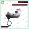 Chaminé de motor a diesel monocilíndrico 195/1100/1110/1115/1125/1130 tubo de escape silenciador espessado