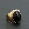 Joyería Personalizada para Manos Anillo de Acero Inoxidable con Piedra Anillo de Moda para Mujer Anillo de Acero de Titanio Chapado en Zafiro 280727