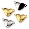 Cierre Magnético en Forma de Corazón de Acero Inoxidable Accesorios de Joyería de Acero Titanio DIY Pulsera para Pareja Collar Colgante en Forma de Corazón de Durazno Colgante de Joyería
