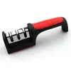 Nuevo Afilador de Cuchillos Doméstico Afilador Rápido de Cuchillos Cocina Piedra de Afilar de Tres Etapas Herramienta de Afilado Multifuncional de Mano de Tres Etapas