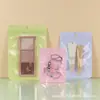 En Stock 14 Bolsas Auto-Sellables de Macarrón de Seda, Película Perlada, Bolsas Pequeñas Sellables para Joyería de Colores, Bolsas de Embalaje