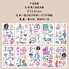 Variedad de pegatinas de tatuaje de series de dibujos animados para niños, sentido avanzado, brazo, cara, fiesta divertida, tatuajes temporales a prueba de agua