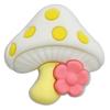 Zuecos de dibujos animados para niños con forma de hongo, dijes para zapatos DIY, accesorios para zapatos tridimensionales de goma suave en stock