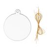 Colgante navideño de madera MDF para sublimación, con transferencia térmica, en blanco, para Navidad, transfronterizo