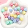 Contas Eletrodepositadas de Cor Sólida em Acrílico Contas de Fio Fig Fio Contas Soltas para DIY Manual Colar Pulseira Vestuário Acessórios Atacado