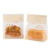 Bolsa de Embalaje para Pan con Ventana de Forma Especial Bolsa para Tostadas 450g 250g Mochi Horneado Galleta Bolsa de Embalaje Autoadhesiva