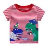 Ropa para Niños Verano 2026 Camisetas de Manga Corta para Niños Pequeños, Exportación al por Mayor Tops para Niños, Camisetas Básicas de Dibujos Animados de Moda
