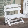 Taburete de Escritorio Rústico de Madera Maciza Estilo Vintage, Silla Pequeña Creativa Personalizada, Soporte para Flores, Accesorio de Decoración para el Hogar, Accesorio Decorativo, Adorno
