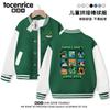 Minecraft Mi Mundo Ropa Abrigo Niños Coolie Miedo a Ropa de Béisbol Manga Larga T Ropa de Niños Marea de Primavera y Otoño