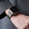 Para Apple Watch Ultra Correa de Titanio iwatch7/6/5 Reloj Inteligente Correa de Titanio Desmontable Deslizante Lateral
