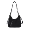 Bolso retro elegante y práctico de gran capacidad para ir al trabajo, nuevo bolso de hombro casual para mujer, bolso cruzado y mochila