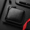 Cartera corta para hombre de negocios europea y americana, multifuncional, clásica, moderna, a la moda, monedero para hombre con múltiples ranuras para tarjetas, de material completo