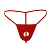 Roupa Íntima Sexy Masculina, Fio Dental Sexy com Buraco Exposto, Calcinha T com Vazamento no Bumbum, Roupa Íntima Masculina Grande Elástica, Processamento e Atacado
