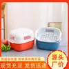 Cesta escurridora para el hogar, cesta hueca de cocina para lavar verduras, cesta de almacenamiento de frutas para sala de estar, cesta escurridora de plástico con logo impreso de regalo