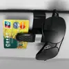 Clip para Gafas Montado en Coche, Soporte para Gafas en el Interior del Coche, Clip de Almacenamiento para Parasol, Clip Multifuncional para Gafas de Sol de Coche