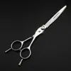 Tesoura de Cabeleireiro Formato Espada Cauda Dupla Freelander 7,0 polegadas Tesoura para Pet Grooming Tesoura Reta