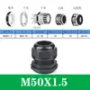 Conector impermeável de nylon poroso para cabo M20/PG16 conector de plástico Cabeça Grande selada para cabo trava fixa porca de fixação