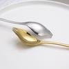 Cuchara-Tenedor de acero inoxidable 304 de una sola pieza, doble propósito, tenedor de ensalada, cuchara, mango largo, cuchara para fideos instantáneos, tenedor, tenedor para ensalada de frutas