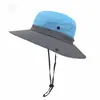 Chapéu de Balde Chapéu de Sol Feminino Verão Outdoor Montanhismo Impermeável Secagem Rápida Respirável Chapéu de Pesca Chapéu de Proteção Solar Pode Imprimir Logo