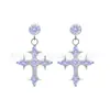 F136 Titanio Retro Oriol Cruz Espina Cruz Implante Grado G23 Aleación de Titanio Joyería para Piercings Pendientes