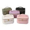 Bolsa de Maquillaje Portátil de PU, Gran Capacidad, Gama Alta, Nicho, Bolsa de Almacenamiento de Maquillaje Portátil, Bolsa de Tote Linda, Neceser para Mujer