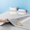Tapete Gelado de Seda de Gelo para Verão para Uso Doméstico, Novo Modelo 2026, Uso Duplo para Inverno e Verão, Tapete de Bambu Lavável à Máquina, Lençol de Cama de Verão, Tapete de Palha