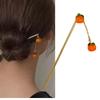 Lírio do vale franja strass rabo de peixe grampo de uma palavra bola redonda coque liga haste de cabelo novo estilo chinês garfo de cabelo feminino