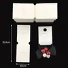 Estilo Coreano Blanco Sencillo Pasador Tarjeta de Papel Empaque DIY Accesorios para el Cabello Accesorios Cartón para Pasadores Cuerda para el Cabello Tarjeta para Pendientes