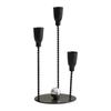 Decoración nórdica sencilla y romántica para la mesa del comedor, candelabros de estilo lujoso y ligero, accesorios vintage para cenas a la luz de las velas.