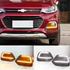 Adequado para Chevrolet Chuangku Luzes Diurnas Modelos 17-18 Chuangku Especial LED Luzes Diurnas Modificação da Moldura da Luz de Nevoeiro