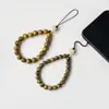 Cuentas Redondas de Sándalo Verde Natural, Accesorios de Raíz de Bodhi Garra de Gato, Llavero Anti-Pérdida para Teléfono Móvil, Cuentas de Juego del Tamaño de la Palma, Al Por Mayor