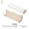 Caja colgante de cuero de lujo, caja para collares, caja para pulseras, caja de joyería estilo chino forrada de terciopelo, caja para accesorios de jade y piedras preciosas
