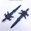 Modelos miniatura hechos a medida alrededor de varias armas de juego Caja de Duelo de Frost Cuchillo de Apertura Llavero Colgante de Moda de Metal