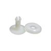 Venta al por mayor de fábrica hebilla de plástico botón de mascarilla protectora hebilla de papelería hebilla para encuadernación de libros de imágenes SN-05G color natural