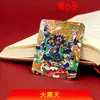 Buda Preto Pintado de Dourado Sem Adornos Pintado à Mão Núcleo de Pintura Thangka Pingente da Montanha Wutai Thangka do Tibete