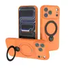 Adequado para Capa Protetora Iphone17Promax com Anel Escudo Anel 360 Graus Iphone17 Capa de Celular Tpu Anti-Queda