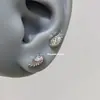 Brincos de Clipe de Asa Únicos e de Nicho para Mulheres, Brincos de Titânio com Fecho de Rosca, Targuilhas Cocleares, Brincos Empilháveis de Múltiplos Furos