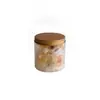 Frasco hermético de PET de 440 ml con tapa de rosca botella de plástico transparente panache powder botella de envasado de medicina tradicional china frasco para pasteles de frutas en conserva
