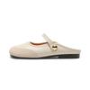 Weiwei Girl 993-3 francês Baotou meia chinelos mulheres verão usar uma palavra cinto retro mueller sapatos planos mulheres
