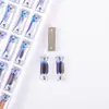 Cristal de Vidrio K9 Rectangular con Pedrería Cosida a Mano de Fondo Plano y Doble Agujero, Accesorios Hechos a Mano de Alta Calidad para Vestidos de Novia DIY