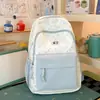 Mochila de Hombro Doble Estilo Japonés Estrella para Mujer Nueva Versátil Estudiante Ligera Campus Estudiante de Secundaria Mochila Mochila de Gran Capacidad
