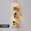 Prateleira de Armazenamento de Parede Sem Furos Simples Criativa Decoração Nórdica para Sala de Estar Quarto Sala de Jantar Prateleira de Armazenamento