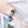 Reloj de moda simple de alta gama estilo europeo con trémolo con diseño de nicho resistente al agua para mujer reloj de alta gama para mujer ins