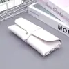 Bolsa Suave Caja para Gafas de Sol Nueva Caja para Gafas de Sol de PU para Uña Única Caja de Cuero Moderna Negra Portátil Caja Portátil para Gafas